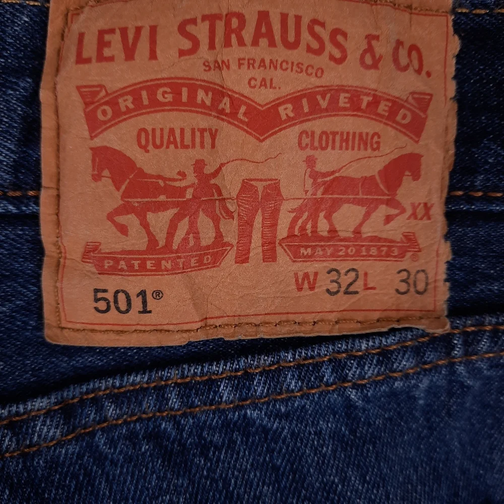 Big E Levi's 501 Reissue XX Straight Jeans Men's 32X30 Button Fly Single Stitch - Picture 7 of 11